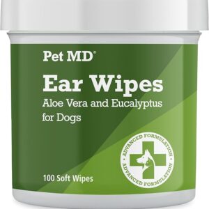 Pet MD - Dog Ear Cleaner Wipes